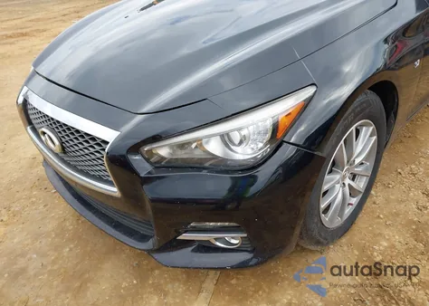 2015 Infiniti Q50 Premium from USA, damaged, VIN JN1BV7AR0FM421110